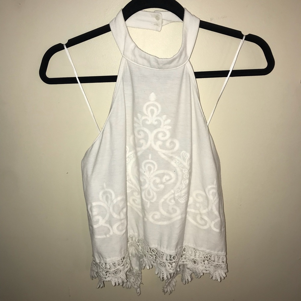 Open back beautiful detailed shirt